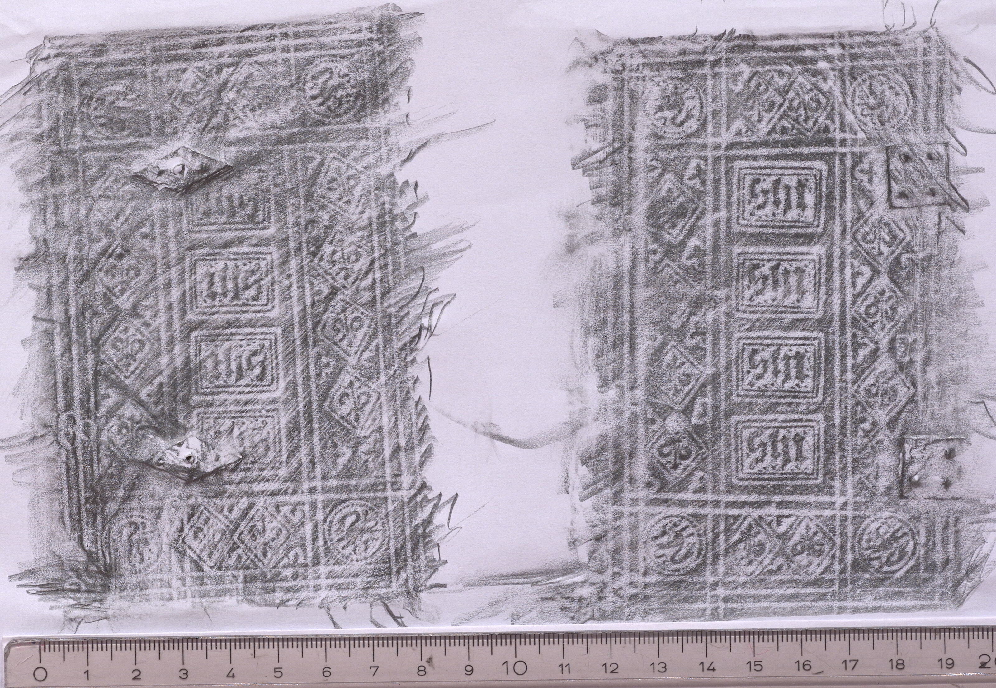 Image Description for https://www.hist-einband.de/Bilder/Ms. theol. lat. 182 VD HD.jpg