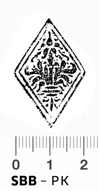 Image Description for https://www.hist-einband.de/Bilder/SBB/Antwerpen_A_Blütenstaude_Rhombus_32x21.jpg